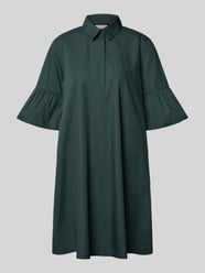 Knielanges Hemdblusenkleid mit Kentkragen Modell 'EPOCHE' von EMME - 33