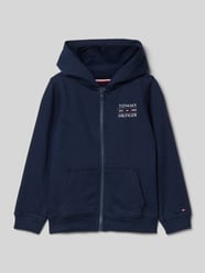 Sweatjacke mit Label-Print von Tommy Hilfiger Kids - 11