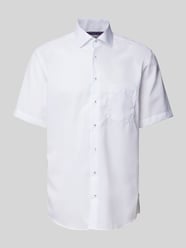 Regular Fit Business-Hemd mit 1/2-Arm von Eterna Weiß - 1