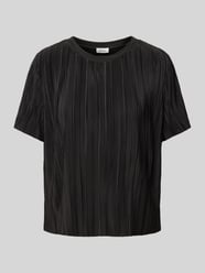 T-shirt o kroju regular fit z plisami od s.Oliver RED LABEL - 36