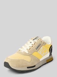 Sneaker aus Leder-Mix mit Schnürung und Label-Detail von Napapijri - 3