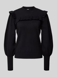 Gebreide pullover met ruches, model 'JUM' van YAS - 25