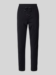 Spodnie materiałowe o kroju slim fit z kieszeniami zapinanymi na zamek błyskawiczny od Marc Cain - 41