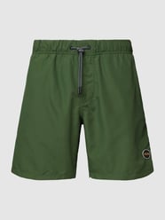 Badehose mit Label-Detail von Shiwi Grün - 14