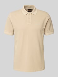 Regular Fit Poloshirt aus reiner Baumwolle Modell 'PRIME' von BOSS Orange Beige - 22