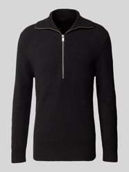 Regular Fit Strickpullover aus elastischem Baumwoll-Mix von DRYKORN - 45