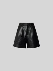 Shorts in Leder-Optik von Anine Bing Schwarz - 1