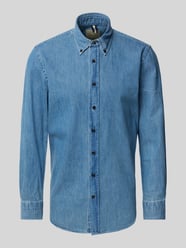 Regular Fit Jeanshemd mit Button-Down-Kragen von Profuomo - 25