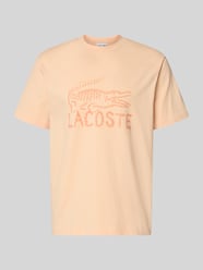 Regular Fit T-Shirt aus reiner Baumwolle von Lacoste Orange - 40