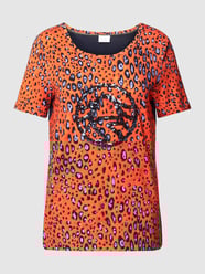T-shirt met pailletten, model 'GREGGY' van Sportalm Oranje - 36