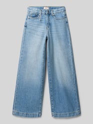 Jeansy z wysokim stanem z czystej bawełny model ‘BROOME’ od ONLY - 40