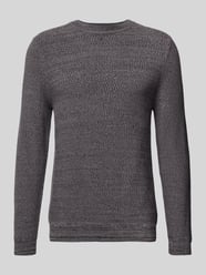 Sweter z dzianiny z prążkowanymi wykończeniami od Superdry - 23