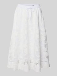 A-Linien Midi-Rock im semitransparentem Design Modell 'HEAST' von Essentiel Antwerp - 7