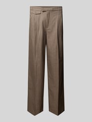 Stoffen broek met achterzakken, model 'Olenna' van Don´t Waste Culture Beige - 34