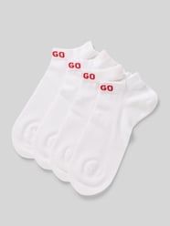 Sneakersocken im 4er-Pack mit Logo-Stitching von HUGO - 44