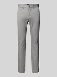 Slim fit jeans in 5-pocketmodel, model 'DELAWARE' van BOSS Grijs / zwart - 4