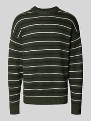 Gebreide pullover met streepmotief, model 'SOHO OLLIE' van Jack & Jones - 44