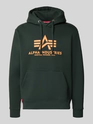Hoodie mit Label-Print von Alpha Industries - 45
