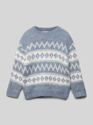 Strickpullover mit Rundhalsausschnitt Modell 'blue' von Mango - 40