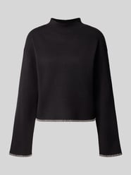Pullover mit Kontraststreifen am Saum von Jake*s Collection - 42