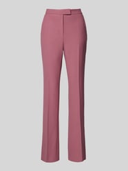 Flared cut pantalon met persplooien, model 'Tubeka' van BOSS Roze - 18