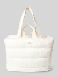 Tote Bag mit Label-Patch Modell 'Deva' von BOSS Beige - 24