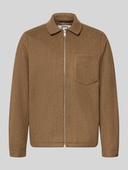 Jacke mit Brusttasche und Kentkragen Modell 'ROLFSTED' von Casual Friday Beige - 25