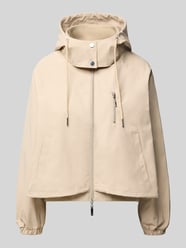 Jack met capuchon en Tweewegritssluiting van monari Beige - 40