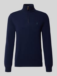 Gebreide pullover van wol met opstaande kraag en ritssluiting van Polo Ralph Lauren - 48