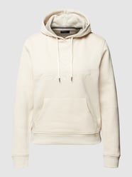 Hoodie met labelstitching, model 'Diamont' van Gant Grijs / zwart - 28