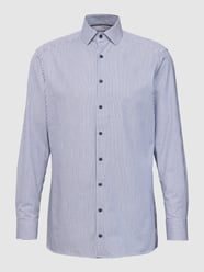 Zakelijk overhemd met streepmotief van OLYMP Blauw / turquoise - 10