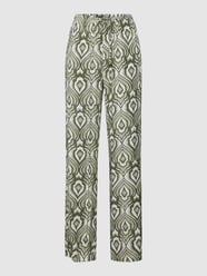 Hose mit Allover-Muster Modell 'sophia' von JC Sophie Grün - 7