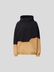 Hoodie im Bleached-Look von VETEMENTS Schwarz - 38