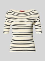 Sweter z dzianiny o kroju slim fit z mieszanki bawełny model 'PASATTA' od MAX&Co. - 5