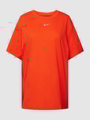 T-shirt met labelstitching van Nike Rood - 28