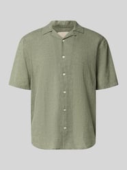 Koszula casualowa o kroju slim fit z mieszanki bawełny i lnu model 'CAIDEN' od ONLY & SONS - 14