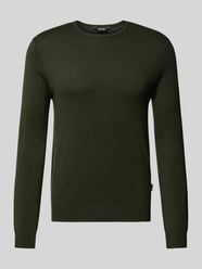 Gebreide pullover met ronde hals, model 'WYLER LIFE' van Only & Sons Groen - 5