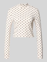 Cropped Longsleeve mit Polka Dots - curated by Mary Braun von Style Icon Collection Pink - 3