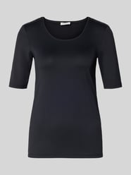 T-shirt o kroju slim fit z okrągłym dekoltem od Christian Berg Woman - 33