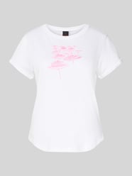 T-shirt z nadrukiem z logo Model 'DEBRA4' od FIRE + ICE - 13