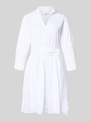 Hemdblusenkleid mit Bindegürtel Modell 'JULE' von 0039 Italy - 4