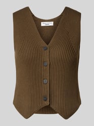 Kamizelka w kroju shaped fit z czystej bawełny od Marc O'Polo DENIM - 2