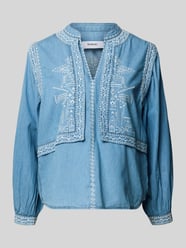 Regular Fit Bluse mit Stitchings Modell 'LAURA' von ba&sh - 42