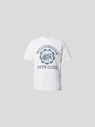 T-Shirt mit Label-Print von Billionaire Boys Club Weiß - 14