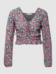 Crop Bluse mit floralem Muster von Mango - 6