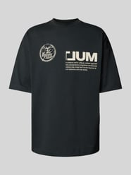 Oversized T-Shirt mit Label-Print von Multiply Apparel Schwarz - 12