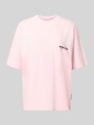 Oversized t-shirt z nadrukiem z logo od ANOTHER COTTON LAB - 2