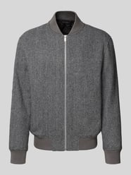 Regular fit bomberjack van wolmix, model 'JENS' van SELECTED HOMME - 17