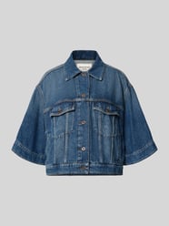 Kurtka jeansowa o kroju regular fit z czystej bawełny model 'LIUTI' od Weekend Max Mara - 24