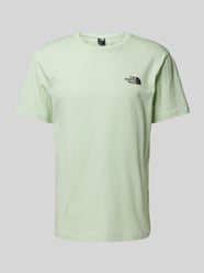 T-shirt z nadrukiem z logo od The North Face Zielony - 8